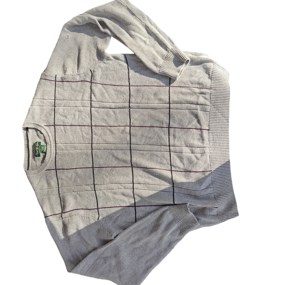 David Taylor Gray Crewneck Sweater